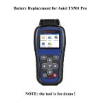 Battery Replacement for Autel MaxiTPMS TS501 Pro TPMS Tool